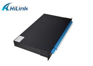 China AAWG Passive Device DWDM Mux Demux 40CH Dual Fiber 1U Rack Mount 19 Inches wholesale