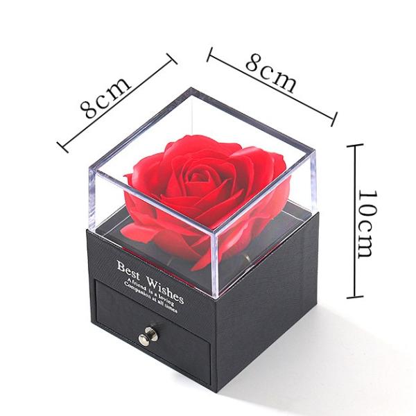 Necklace Gift Box, Jewelry Box, Valentine'S Day Gift Box Jewelry Gift Box, Drawer-Style Necklace Box, Romantic Gift Box, Valentine'S Day Birthday