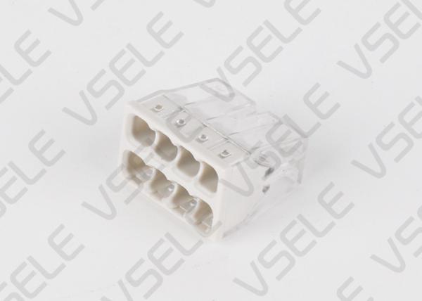 Quality 8 Port Push In Wire Connectors / Fast Wiring Push Pin Electrical Connectors for sale