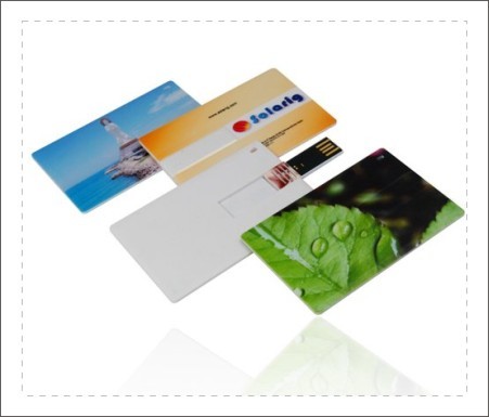 Lightweight Credit Card Shaped Pen Drive 32gb 16gb 8gb Pattern Customized
