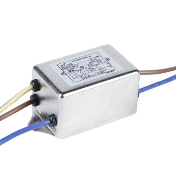 Quality 6A Power Line RFI Filter Oprating Frequency 50/60Hz  YB28D1-1A-W For Medical Equipment for sale
