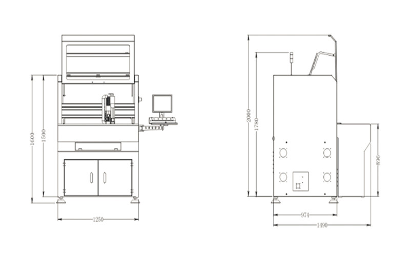 Drawer Feeding PCB Router Machine Auto Depaneling PCBA Cutting Machine