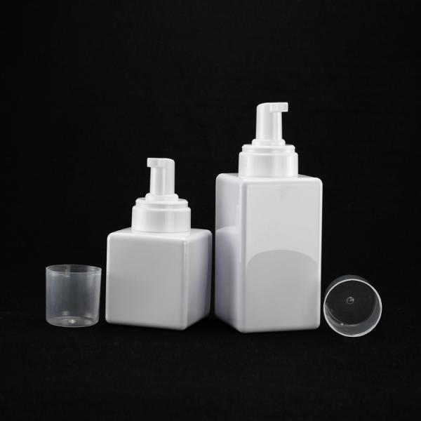 Custom 300ml 500ml Square Plastic Pump Bottles Pet Foam Cleaning Foam Pump Bottle