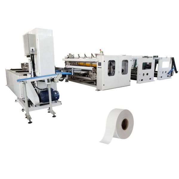 Quality Automatic Maxi Toilet Paper Roll Production Line With Heat Shrink Packing Machine for sale