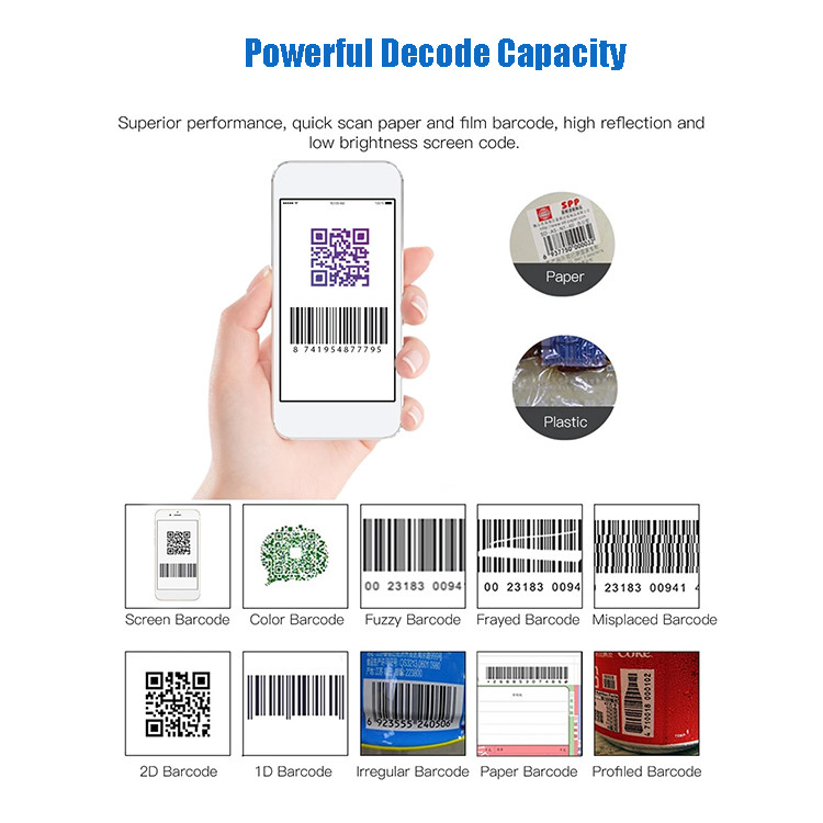 1D 2D Fixed Mount Barcode Scanners Fast Scanning USB RS232 TTL Qr Scanner Module