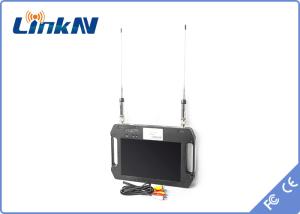 COFDM Digital Portable Video Receiver AES256 Encryption With 10.1 Display Battery Powered