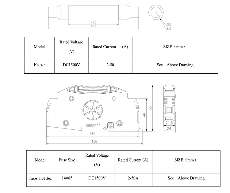 10a Mini DC Fuse Holder