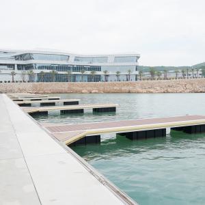 China D600 Dock Piling Caps / Seamless PE Pile Cap For Pile Guide Floating Pontoon wholesale