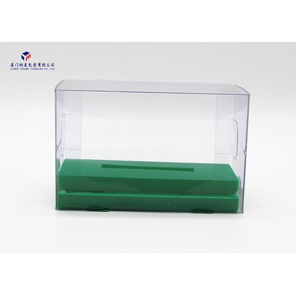 Rectangle Shape Hard Clear PVC Packaging Boxes For Retail Products 15.3X6.8X 9cm