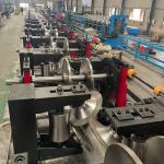 High Speed C&Z Purlin Roll Forming Machine 15kw With Gearbox Transmission Servo