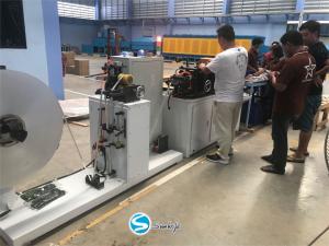 Automotive Radiator Fin Forming Machine 0.8Mpa Aluminum Copper Fin Forming Equipment