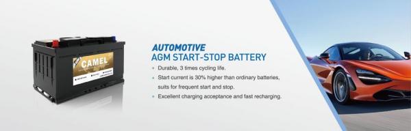 80Ah Durable 12V VRLA Car Start Stop Battery Lead Acid AGM For Start Stop