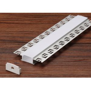 Led Strips Lighting Recessed LED Aluminium Profile With Spring Clip