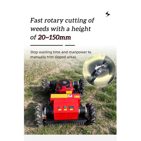 Gasoline Engine Electric Automatic Lawn Mower Automated Grass Cutting Machine 2000m2/H