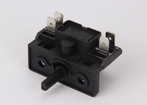 Quality Pa66 Copper Multi Position Rotary Switch 3 / 4 Position 16A 250V T125 for sale