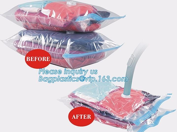 nylon vacuum seal bags for bedding and clothing, Eco-Friendly zipper nylon vacuum bag, vacuum seal bag for mattress