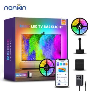 Voice Control Ambient LED TV Backlight Sync 2.4GHz Wireless Type