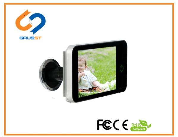 Quality Hidden Doorbell LCD Peephole Viewer With 120 Degree Wide Angle 4.0 Inch LCD for sale