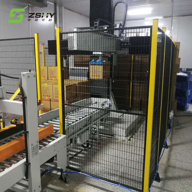 Single Column Automatic Palletizing Machine Robotic Pallet Stacker 380V 60HZ
