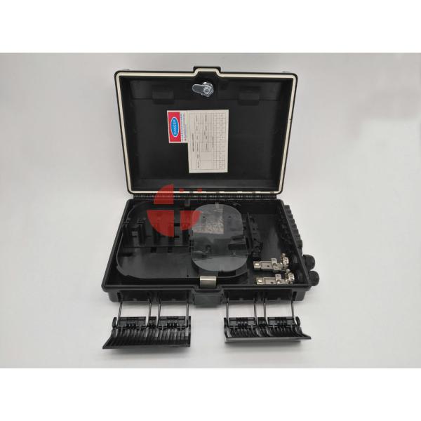 Black Fiber Optic Splitter Box 2 In 16 Out Optical Splitter Termination Box