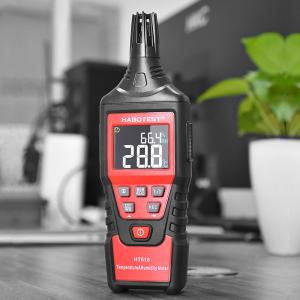 China 60 Degree LCD Display Digital Temp And Humidity Meter wholesale