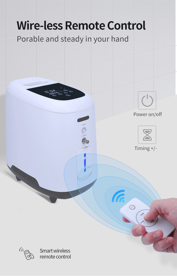 7L Home Oxygen Concentrator: High Precision Filtration & Compression For Effective Oxygen Therapy