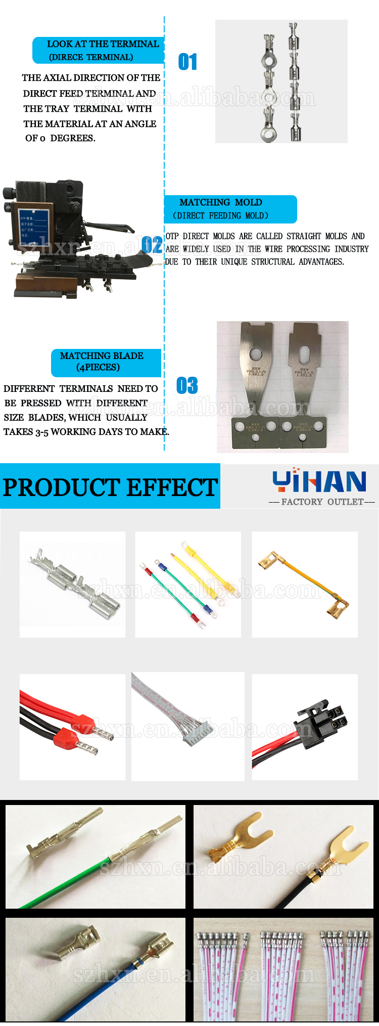 Semiautomatic Compression Connector Terminal Crimping Machine with 30mm/40mm Stroke