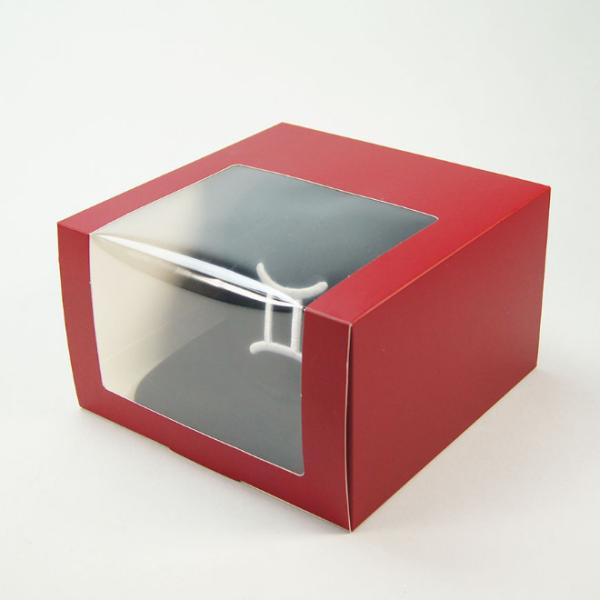 Quality Reusable Cookie Dessert Packaging Box Clear Window Paper Cupcakes Boxes With Inserts for sale