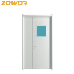 China Galvanized Steel Vision Panel UL Louver Hospital Fire Doors wholesale