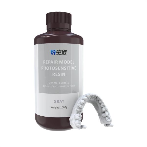 Quality Gray Biocompatible 3d Printing Resin Dentures Biocompatible Uv Resin for sale
