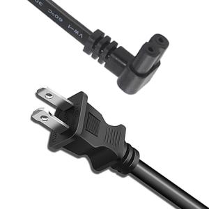 China USA 2 Prong Angle Power Supply Cable Cord NEMA 1-15P To IEC320 C7 Figure 8 Connector on sale