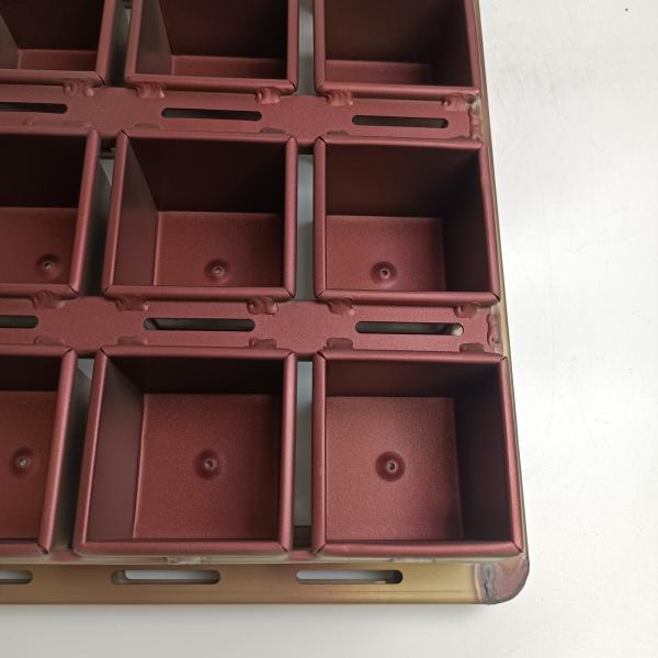 Al Alloy 42 Strapped Aluminum Loaf Pan Set with stick proof coating