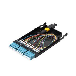 China LGX Module MPO to LC Cassette 12 Fiber MPO Cassette For MPO Patch Panel wholesale