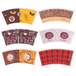 C2C Art Glossy Printed Sheet Clay Paper Cup Raw Material Double Side Waterproof