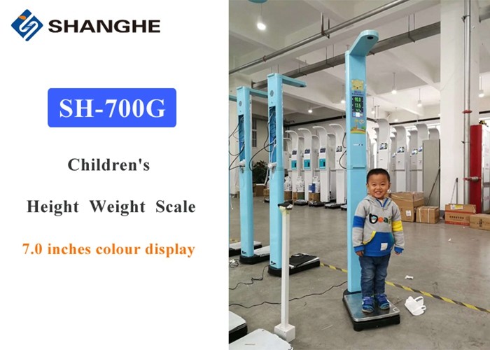Kids Scale 235CM Sitting Height Weighing Machine With Printer