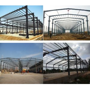 China Durable Prefab Metal Sheds , Stoving Varnish Steel Structure Prefabricated House wholesale