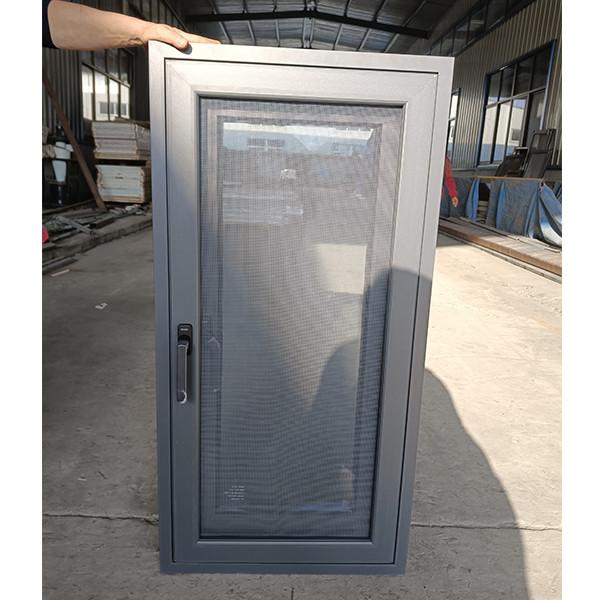 Quality Aluminum Frame In Swing Egress Window PVC Plastic Windows With Mosquito Net for sale