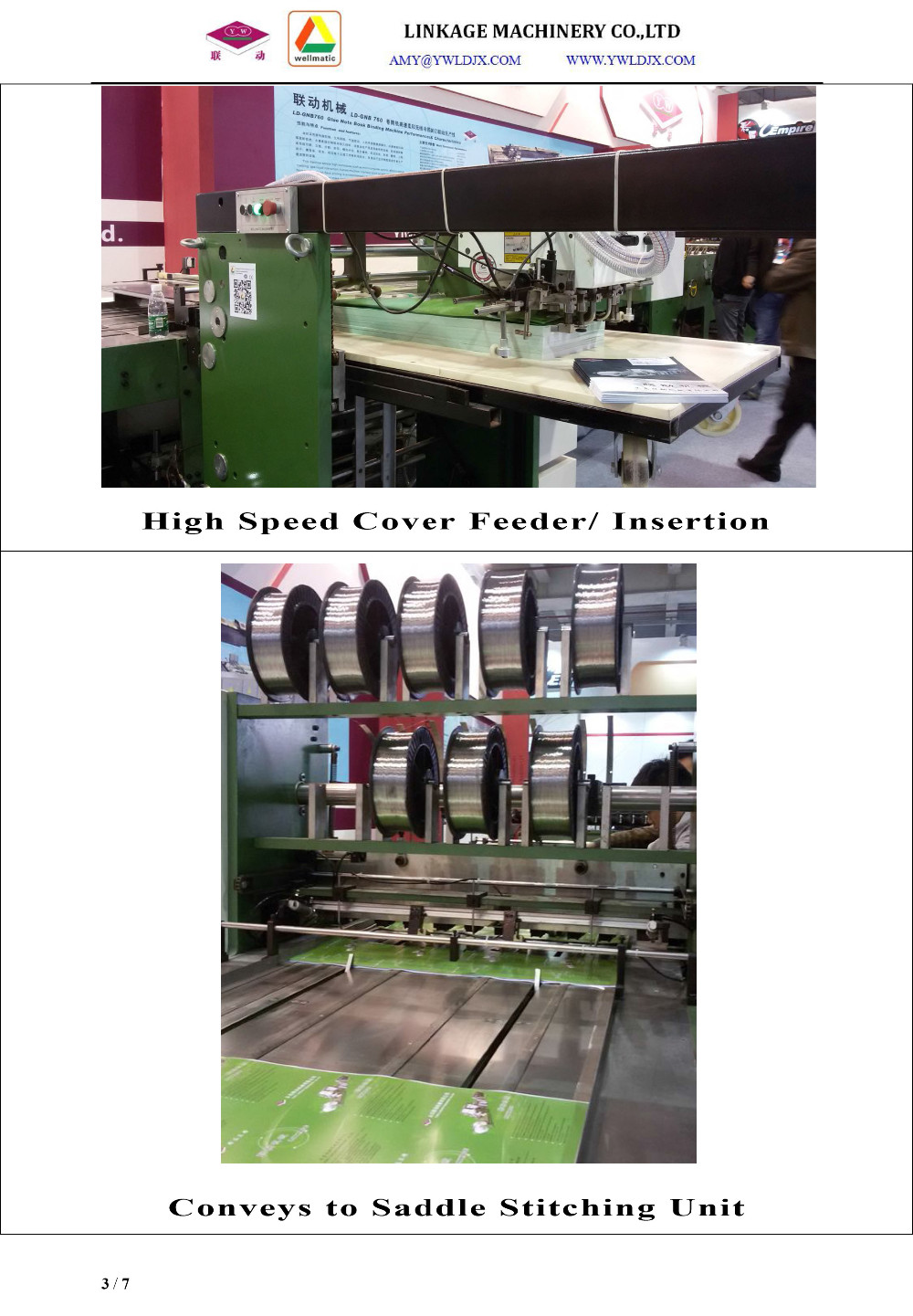 Professional Saddle Stitching Exercise Book Binding Machine for Office Stationery