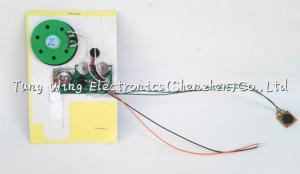 Custom Voice Greeting Card Sound Module , recordable voice chip