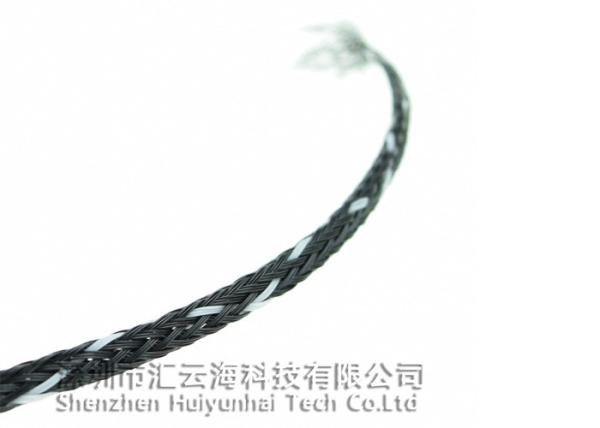 Quality Flexible Automotive Split Wire Loom Open Weave Design Environmental Friendly for sale