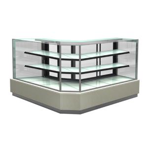 China Commercial Cake Display Showcase , 2 Shelf Type Refrigerated Bakery Display Case on sale
