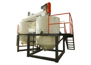 China PET Bottle Flakes Hot Washing Machine Recycling 5.5KW SS304 wholesale