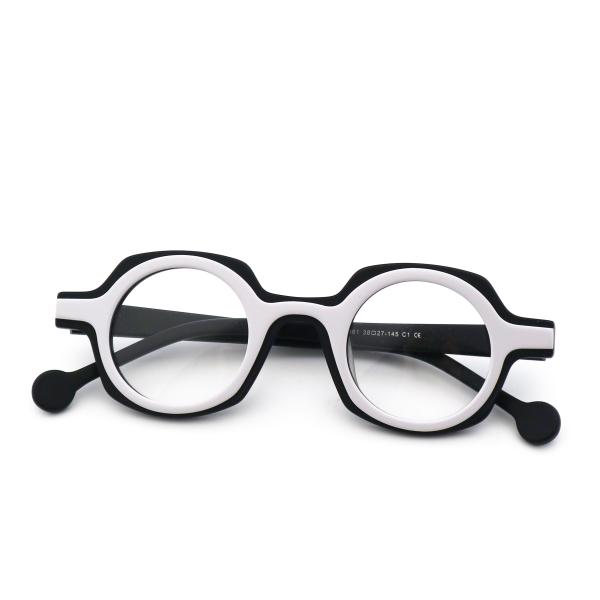 Black Brown Blue Acetate Glasses Optical Frames MR 98061