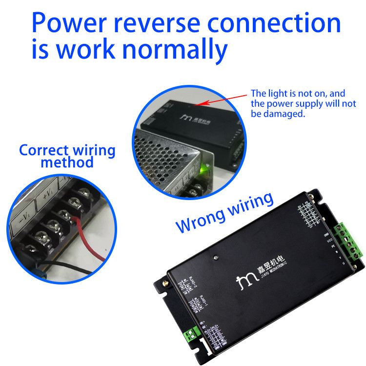 RS232 Brushless DC Motor Driver 24V 8A 4 Input 4 Output