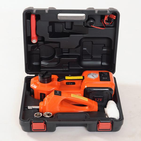 Quality 12Vemergency car tool  5 Toncar  Floor Jack, 3 in 1 Tire Change Kit with Inflator Pump for sale
