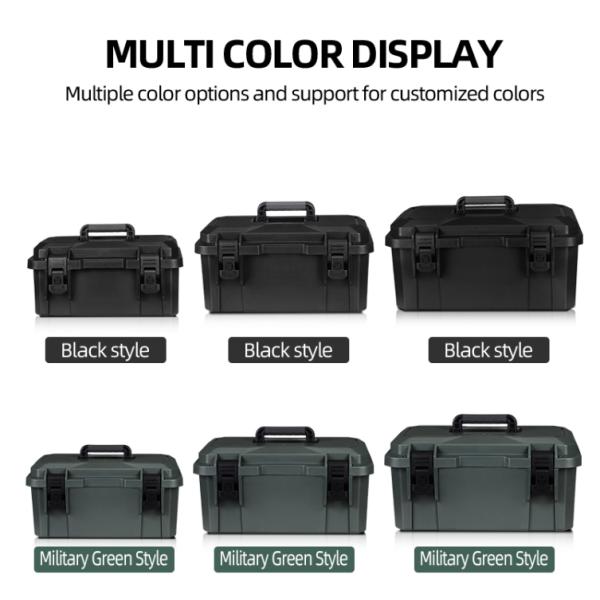 Custom IP67 Waterproof Plastic Flight Case with Lockable Design