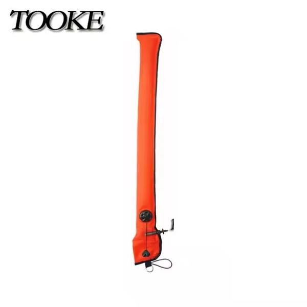 113CM Foldable Scuba Surface Marker Buoy Closed Bottom Safety Marker Buoy