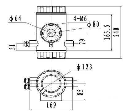 EM6 Electromagnetic Flow Meter For Water Measurement Control