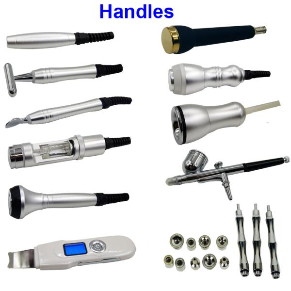 Electroporation No Needle Mesotherapy Device 10 In 1 Dermabrasion Skin Scrubber