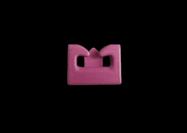 Quality Pink Aluminum Oxide Ceramic Yarn Guide Apply In Textile Machinery Ceramic Parts for sale